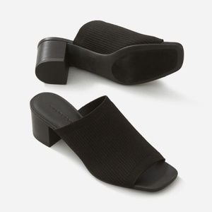 Everlane The Glove Mule in ReKnit - Black